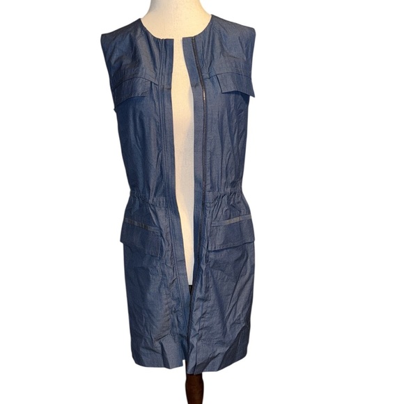 Theory Blue Sebiya Mini Dress - Picture 6 of 7